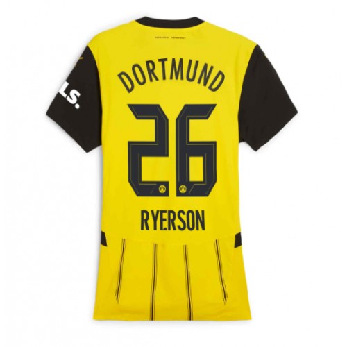 Ženski Nogometni dresi Borussia Dortmund Julian Ryerson #26 Domači 2024-25 Kratek Rokav